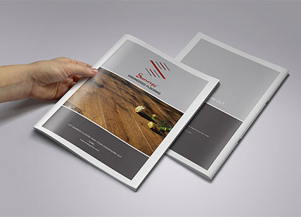 地板裝飾材料宣傳冊設計欣賞
