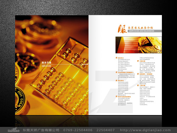 東莞會計事務(wù)所畫冊設(shè)計