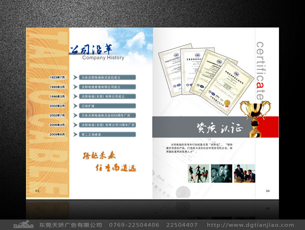 電線宣傳冊設計、電線精美畫冊設計