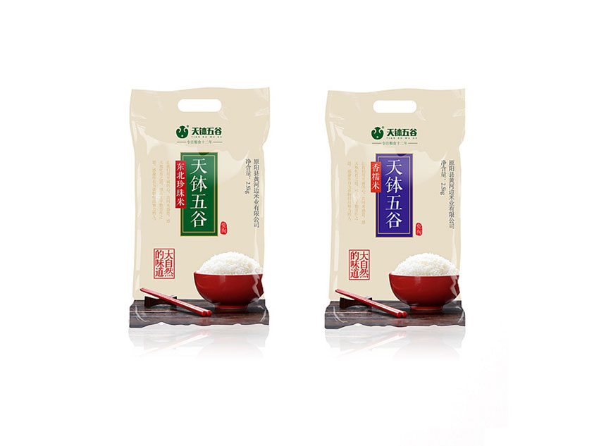 東北香米包裝、大米包裝袋設(shè)計