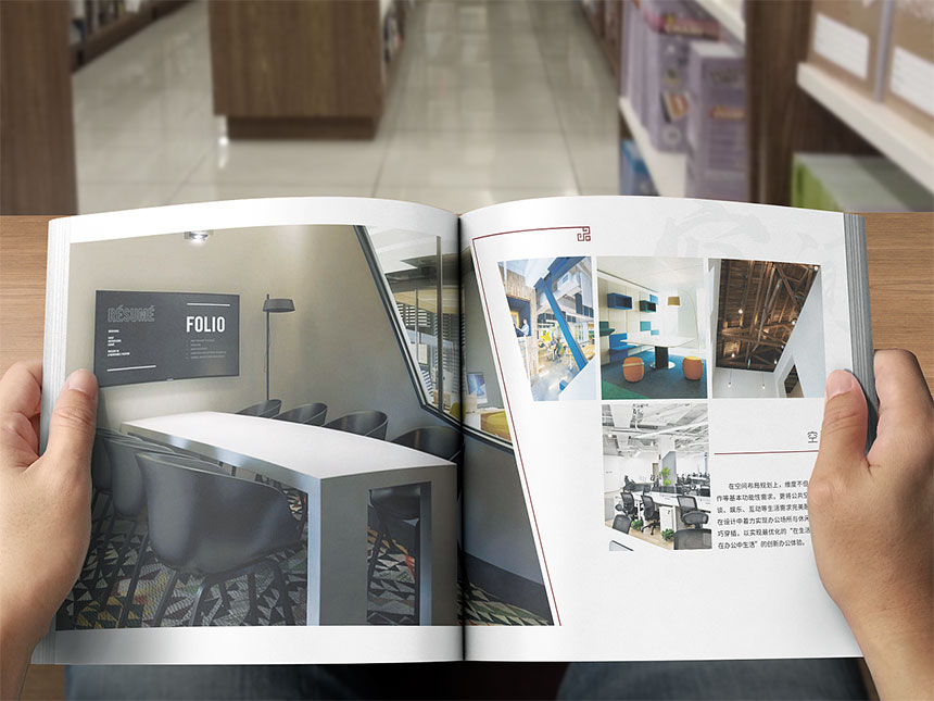 方型裝飾畫冊設(shè)計(jì)_銅版紙膠裝宣傳冊設(shè)計(jì)制作